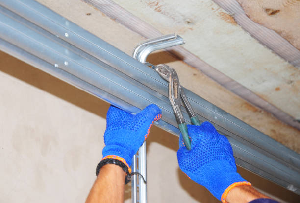 construction contractor repair house garage door opener system.